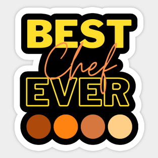 Best Chef Ever Sticker